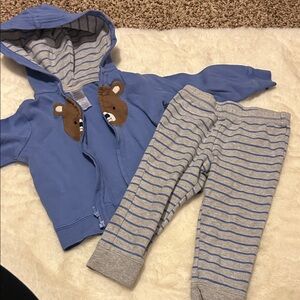 Carter's Blue and Gray Kids Matching Set